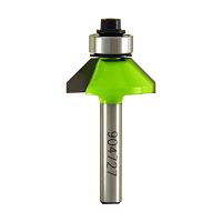 45 Degree x 1/4" Shank Trim Chamfer Professional Router Bit Recyclable Exchangeable